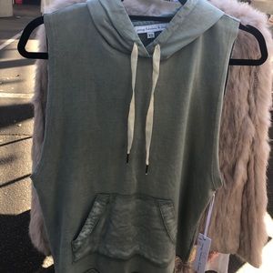 Young fabulous and broke sleeveless sweatshirt